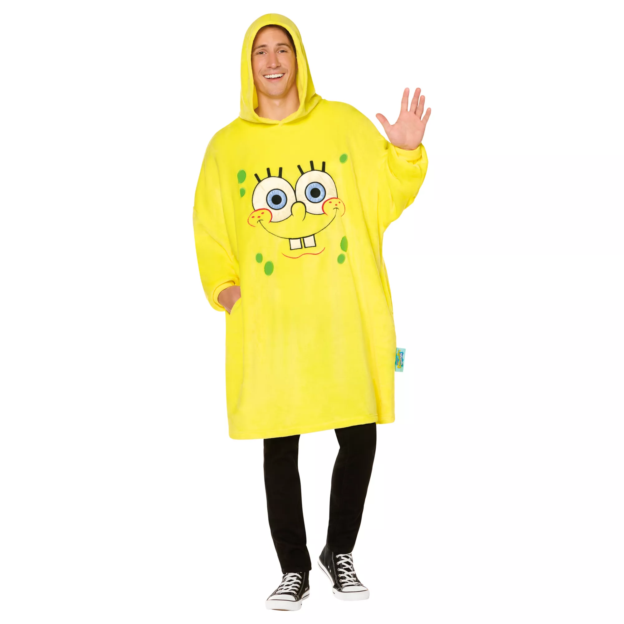 SpongeBob SquarePants Hooded Blanket at Spencer's