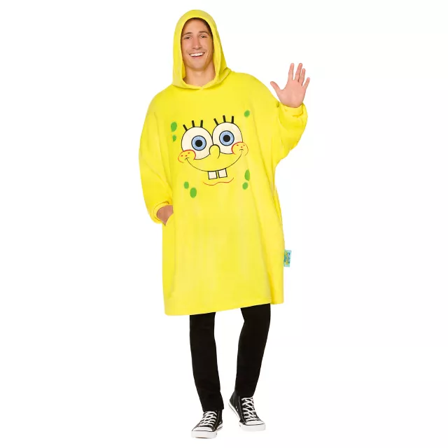 SpongeBob SquarePants Hooded Blanket at Spencer's