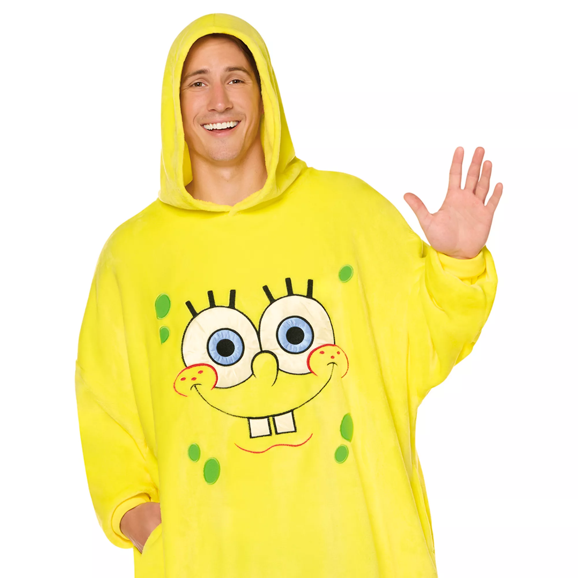 SpongeBob SquarePants Hooded Blanket at Spencer's