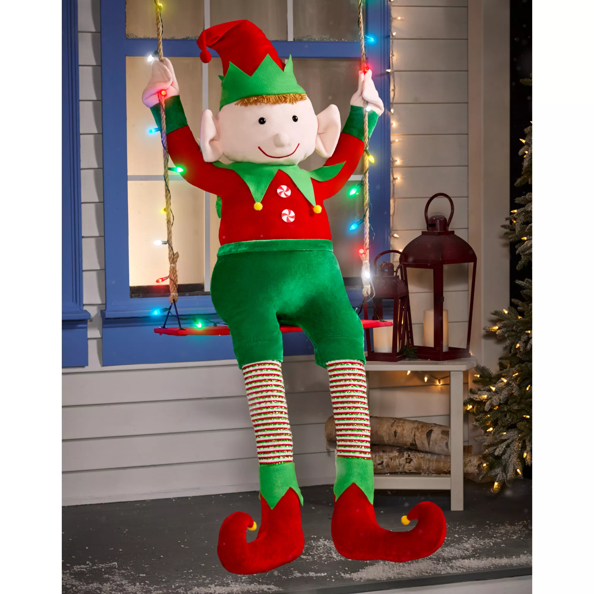 4 Ft 3 In Swinging Elf Animatronic at Spirit Halloween