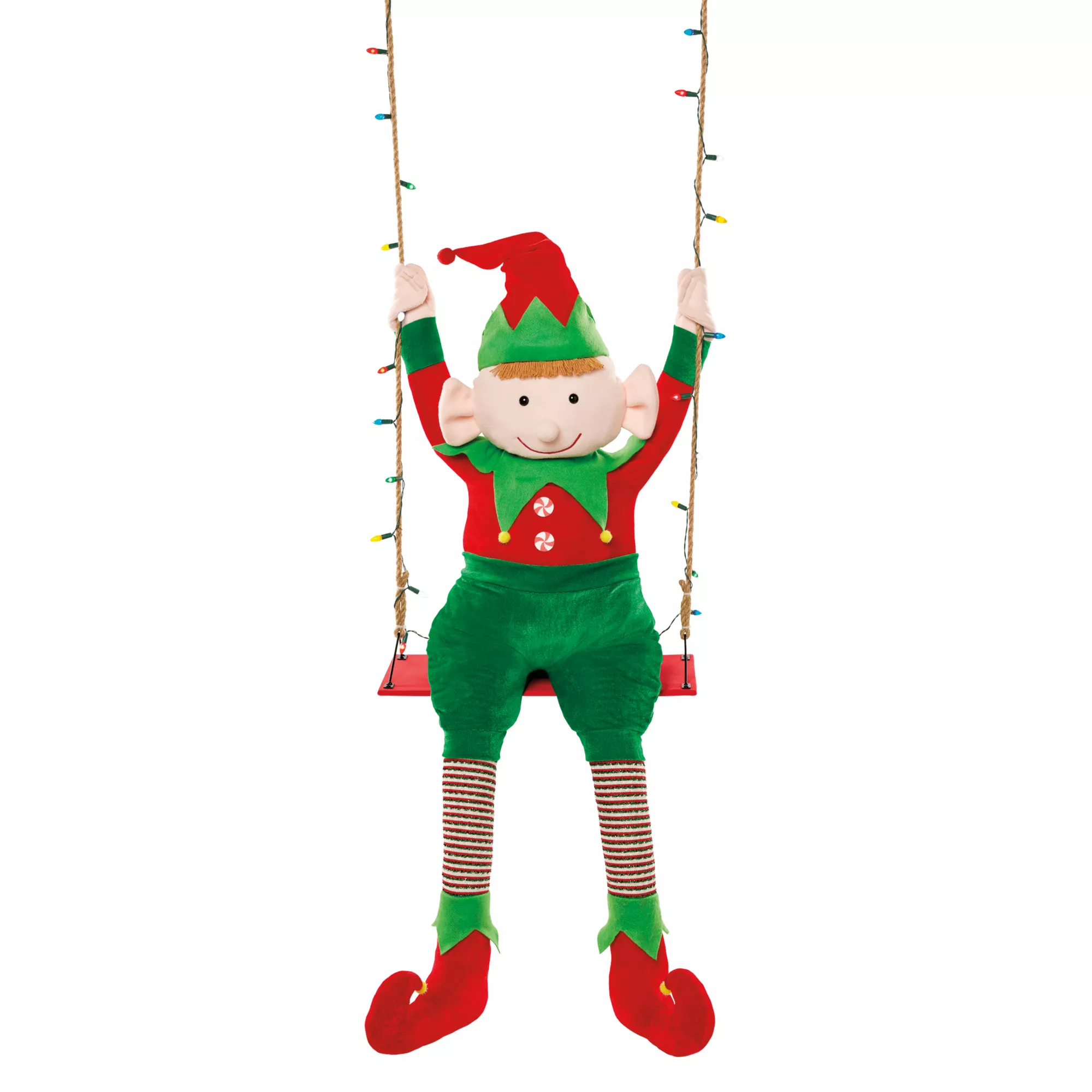4 Ft 3 In Swinging Elf Animatronic at Spirit Halloween
