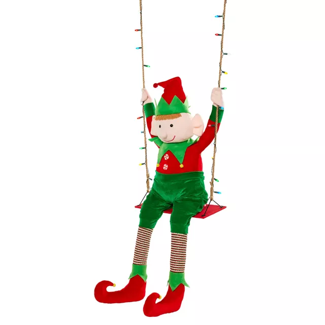 4 Ft 3 In Swinging Elf Animatronic at Spirit Halloween