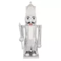7 Ft Silver Bling Bluetooth Compatible Nutcracker Animatronic at Spirit Halloween
