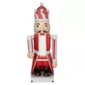 7 Ft Candy Cane Bling Bluetooth Compatible Nutcracker Animatronic at Spirit Halloween