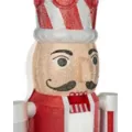 7 Ft Candy Cane Bling Bluetooth Compatible Nutcracker Animatronic at Spirit Halloween