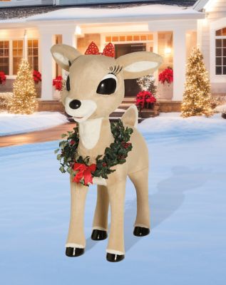 4 Ft Clarice Animatronic - Rudolph the Red-Nosed Reindeer