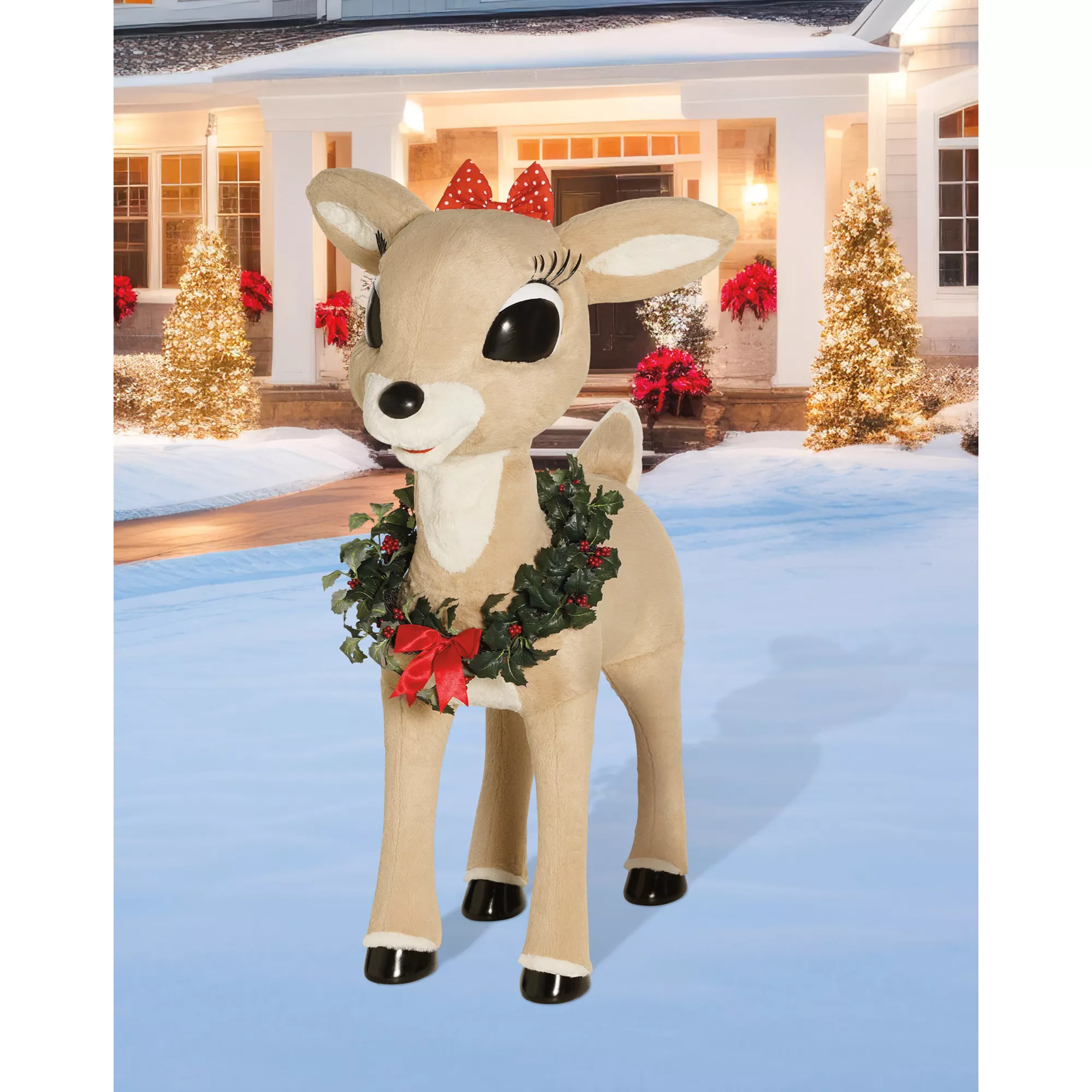 4 Ft Clarice Animatronic - Rudolph the Red-Nosed Reindeer at Spirit Halloween