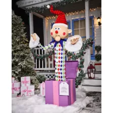 5 Ft 3 In Misfit Charlie-in-the-Box Animatronic - Rudolph the Red-Nosed Reindeer at Spirit Halloween