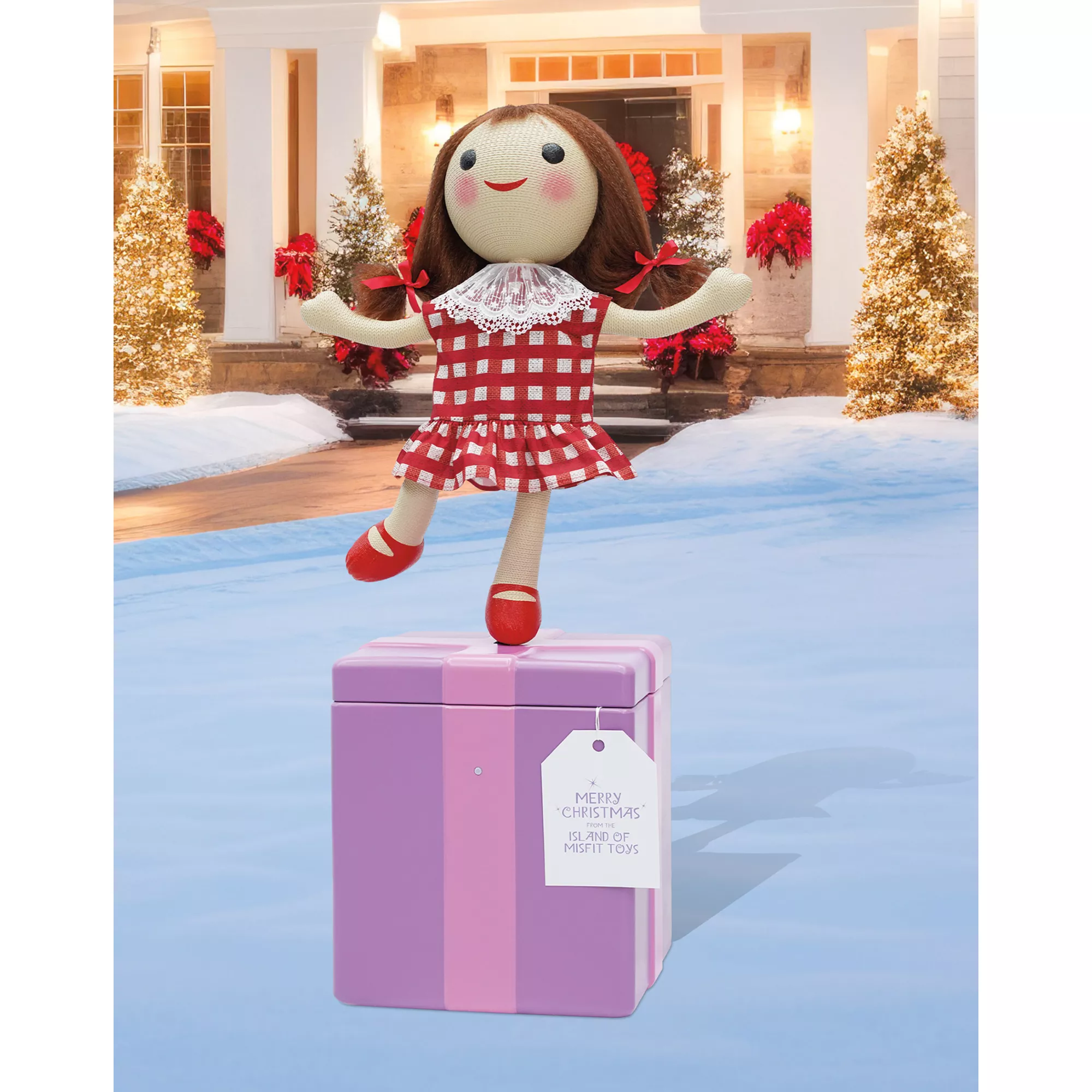 4 Ft 6 In Misfit Doll Animatronic - Rudolph the Red-Nosed Reindeer at Spirit Halloween