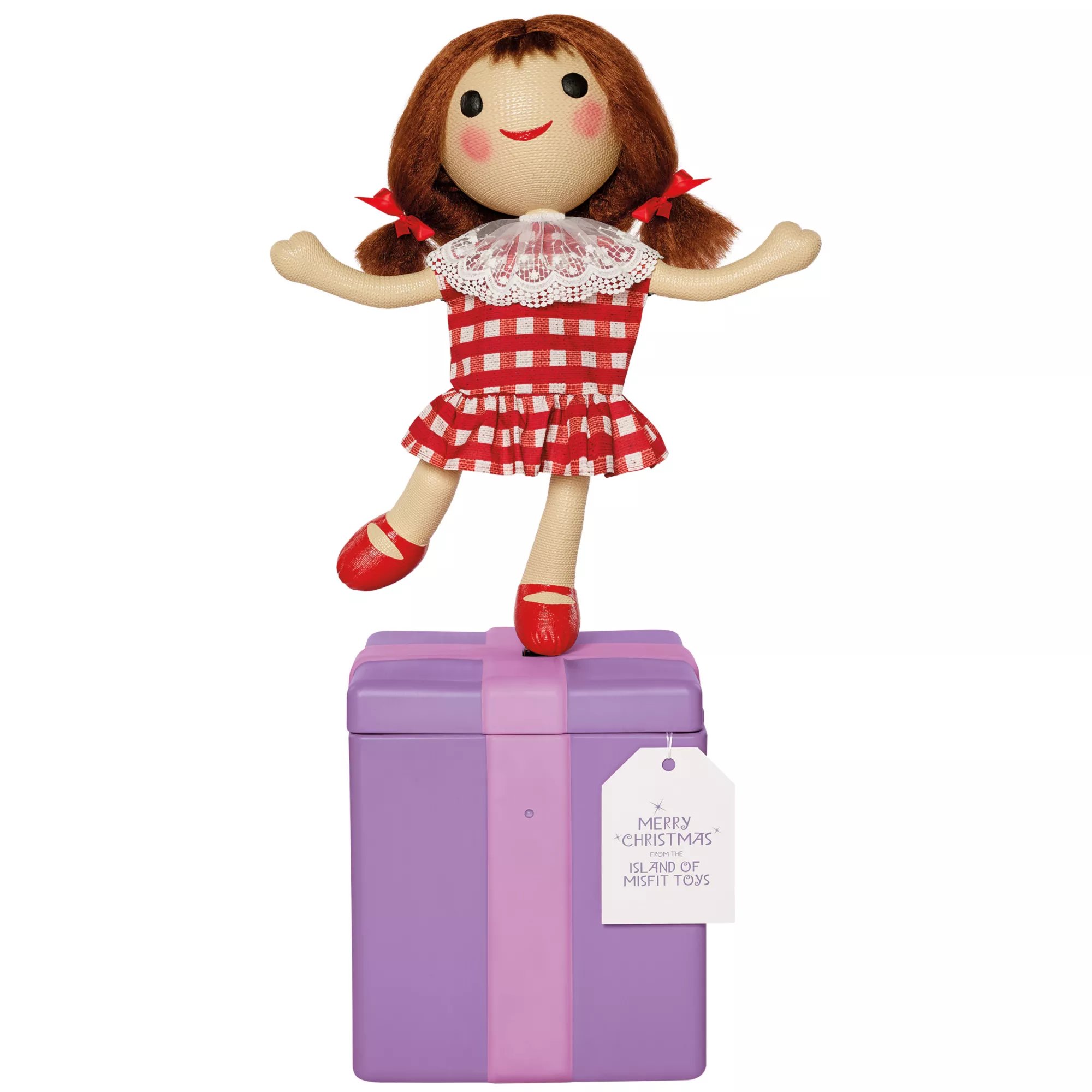 4 Ft 6 In Misfit Doll Animatronic - Rudolph the Red-Nosed Reindeer at Spirit Halloween