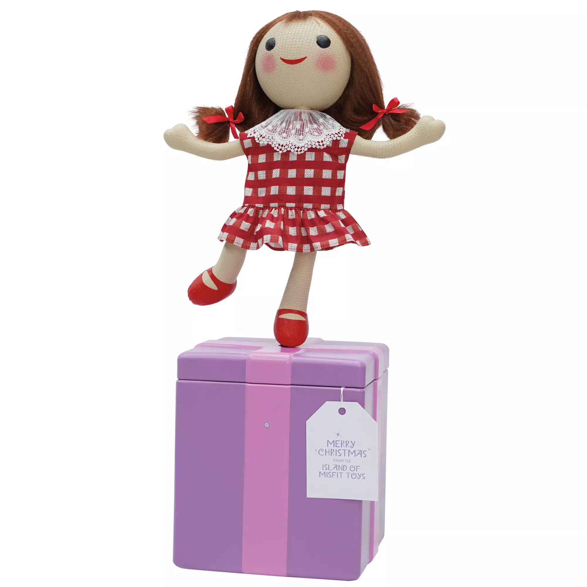 4 Ft 6 In Misfit Doll Animatronic - Rudolph the Red-Nosed Reindeer at Spirit Halloween