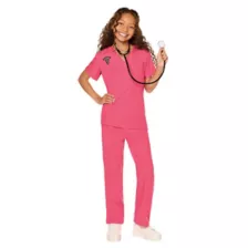 Kids Pink Medical Scrubs Costume at Spencer's