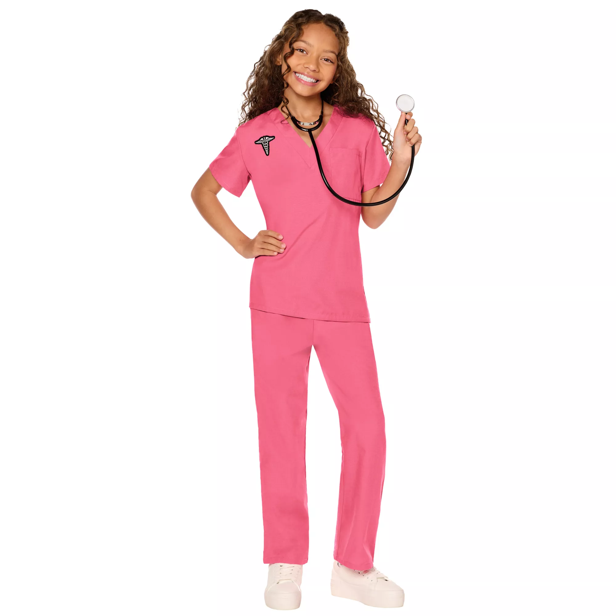 Kids Pink Medical Scrubs Costume at Spencer's