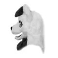 Gray Fox Furry Head Full Mask at Spirit Halloween