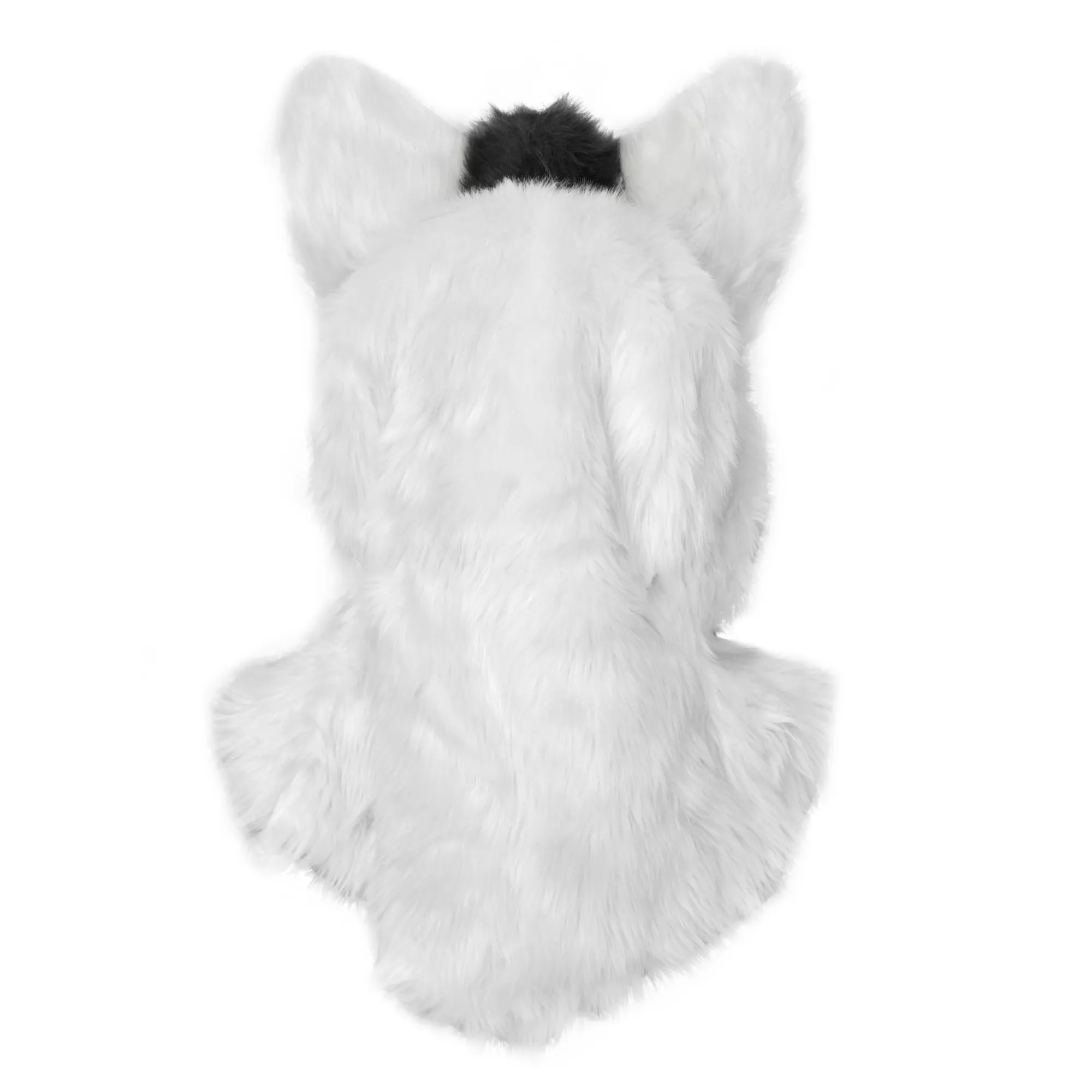 Gray Fox Furry Head Full Mask at Spirit Halloween