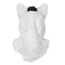 Gray Fox Furry Head Full Mask at Spirit Halloween