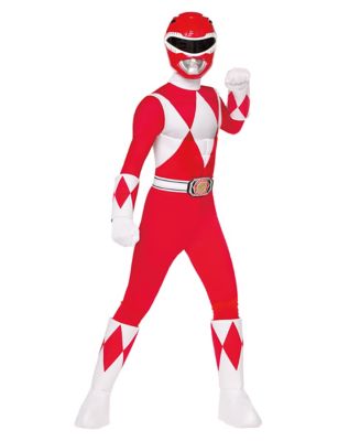 Kids Red Power Ranger Costume - Mighty Morphin Power Rangers
