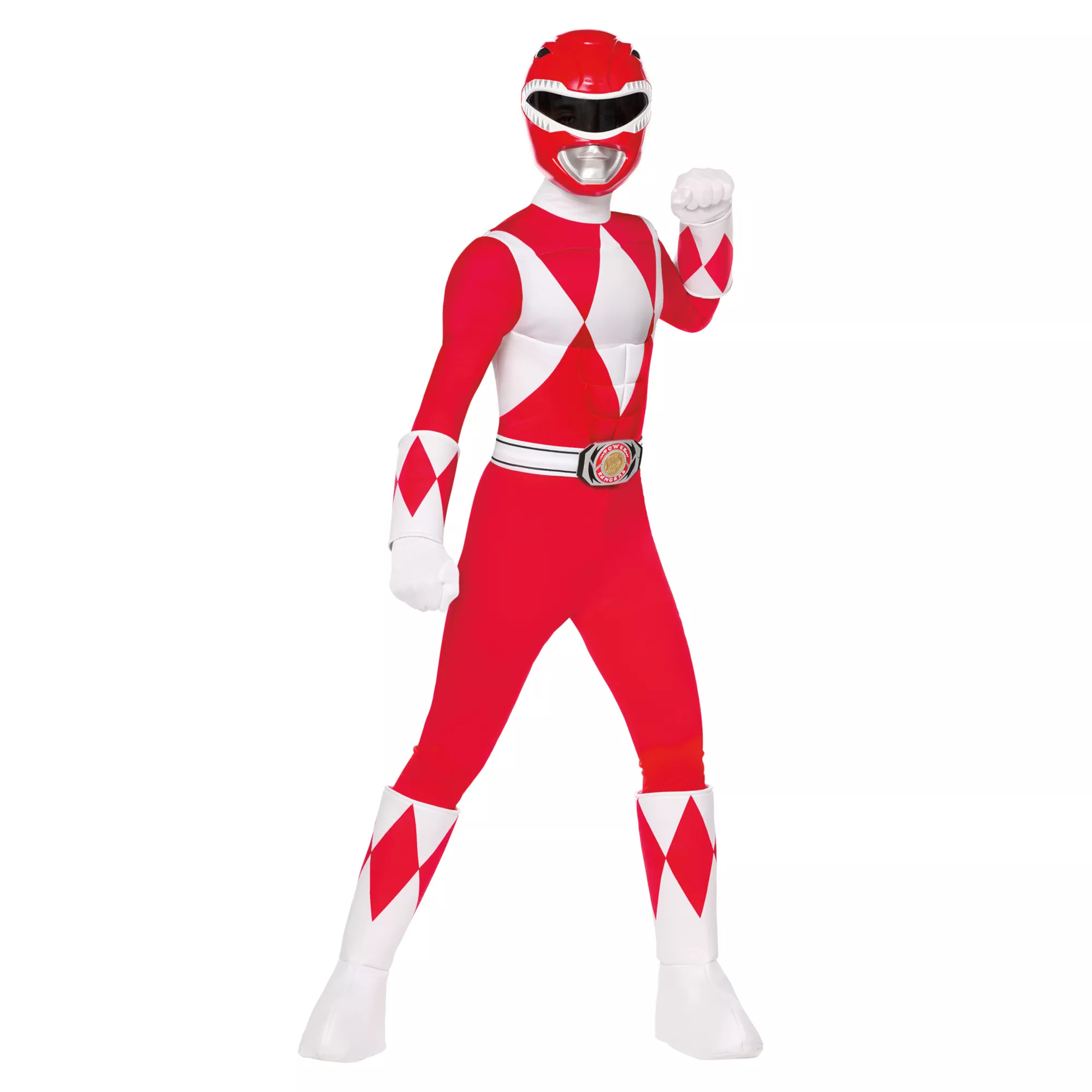 Kids Red Power Ranger Costume - Mighty Morphin Power Rangers at Spencer's