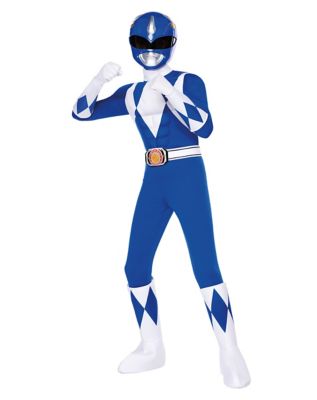 Kids Blue Power Ranger Costume - Mighty Morphin Power Rangers
