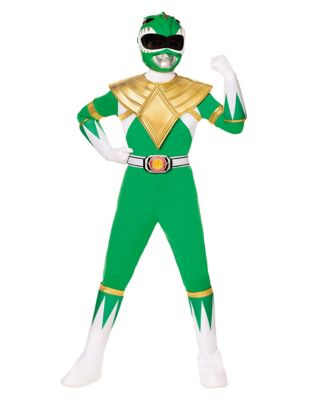 Kids Green Power Ranger Costume - Mighty Morphin Power Rangers