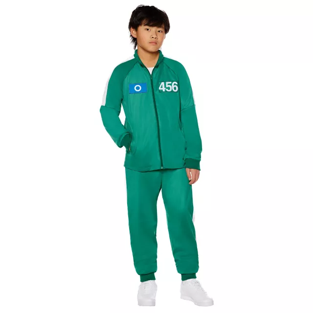 Kids Squid Game Player Tracksuit Costume at Spencer's