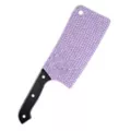 Purple Bling Meat Cleaver at Spencer's