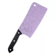 Purple Bling Meat Cleaver at Spencer's