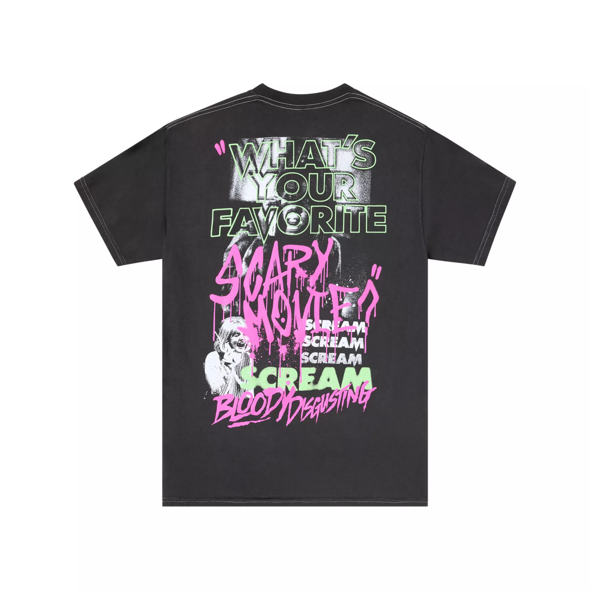 Scream x Bloody Disgusting Scary Movies T Shirt