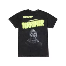 Terrifier x Bloody Disgusting Art the Clown Neon T Shirt