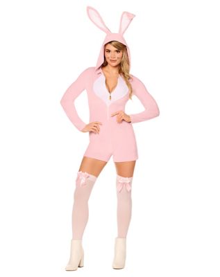 open lace back dress SPOOKTACULAR | Full-body Pink bunny inflatable costume main image 0