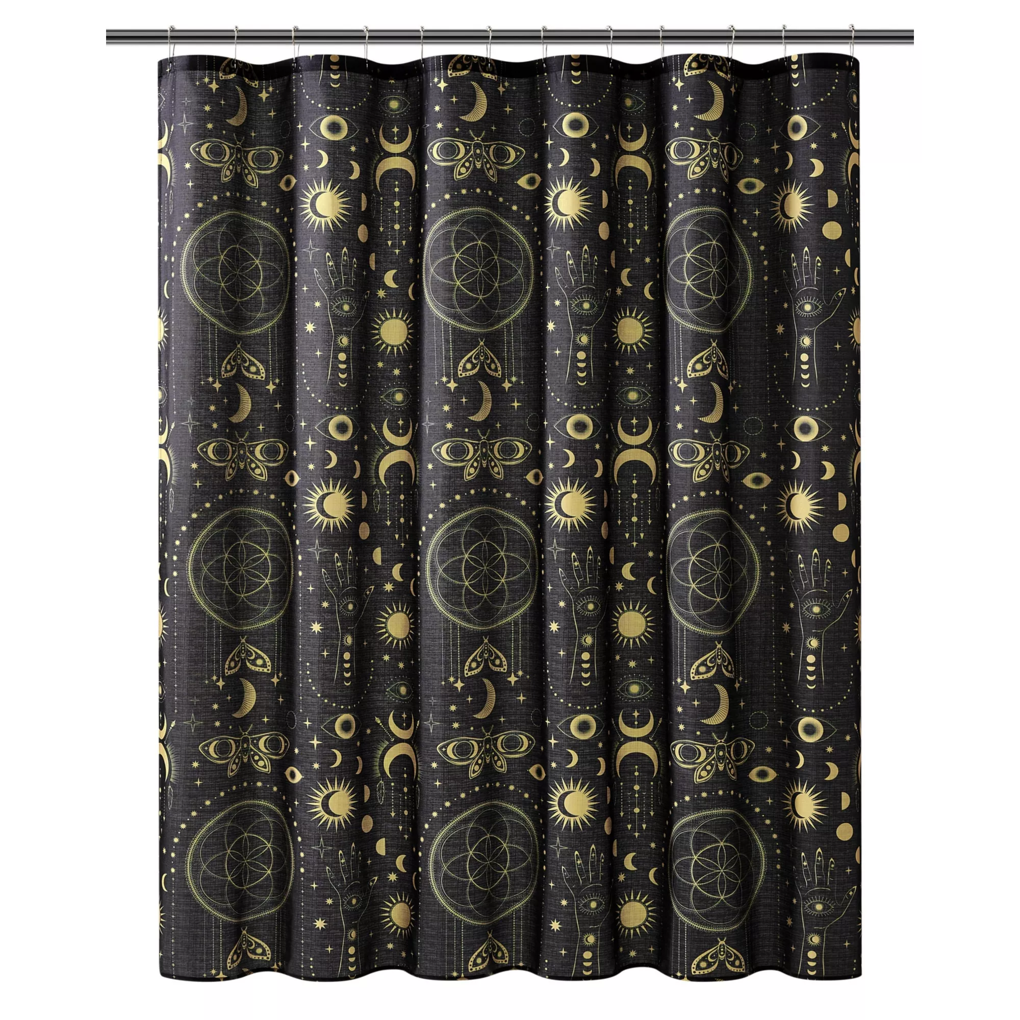Celestial Noir Shower Curtain at Spirit Halloween