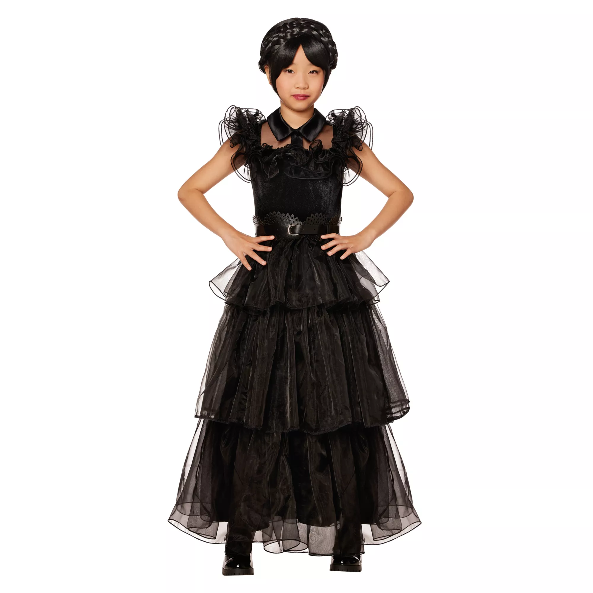 Kids Wednesday Addams Rave'N Dance Costume Deluxe at Spencer's