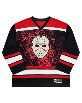 トップス FRIDAY THE 13TH Jason Hockey Jersey Jason Voorhees Hockey Jersey - Friday the 13th - Spirithalloween.com