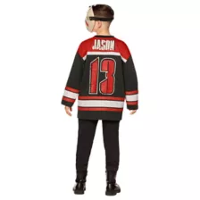 Kids Jason Voorhees Jersey and Mask Costume Kit - Friday the 13th at Spirit Halloween