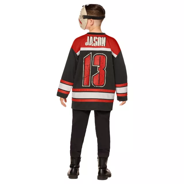 Kids Jason Voorhees Jersey and Mask Costume Kit - Friday the 13th at Spirit Halloween