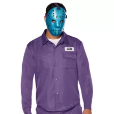 Jason Voorhees Retro Half Mask - Friday the 13th: The Game at Spirit Halloween