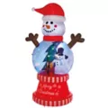 10 Ft Light-Up Snow Much Fun Globe Inflatable Decoration at Spirit Halloween