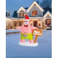 6 Ft Light-Up Patrick Star Christmas Inflatable Decoration – SpongeBob SquarePants at Spirit Halloween