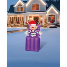 4 Ft 11 In Light-Up Charlie-in-the-Box Animated Inflatable Decoration - Rudolph the Red-Nosed Reindeer at Spirit Halloween