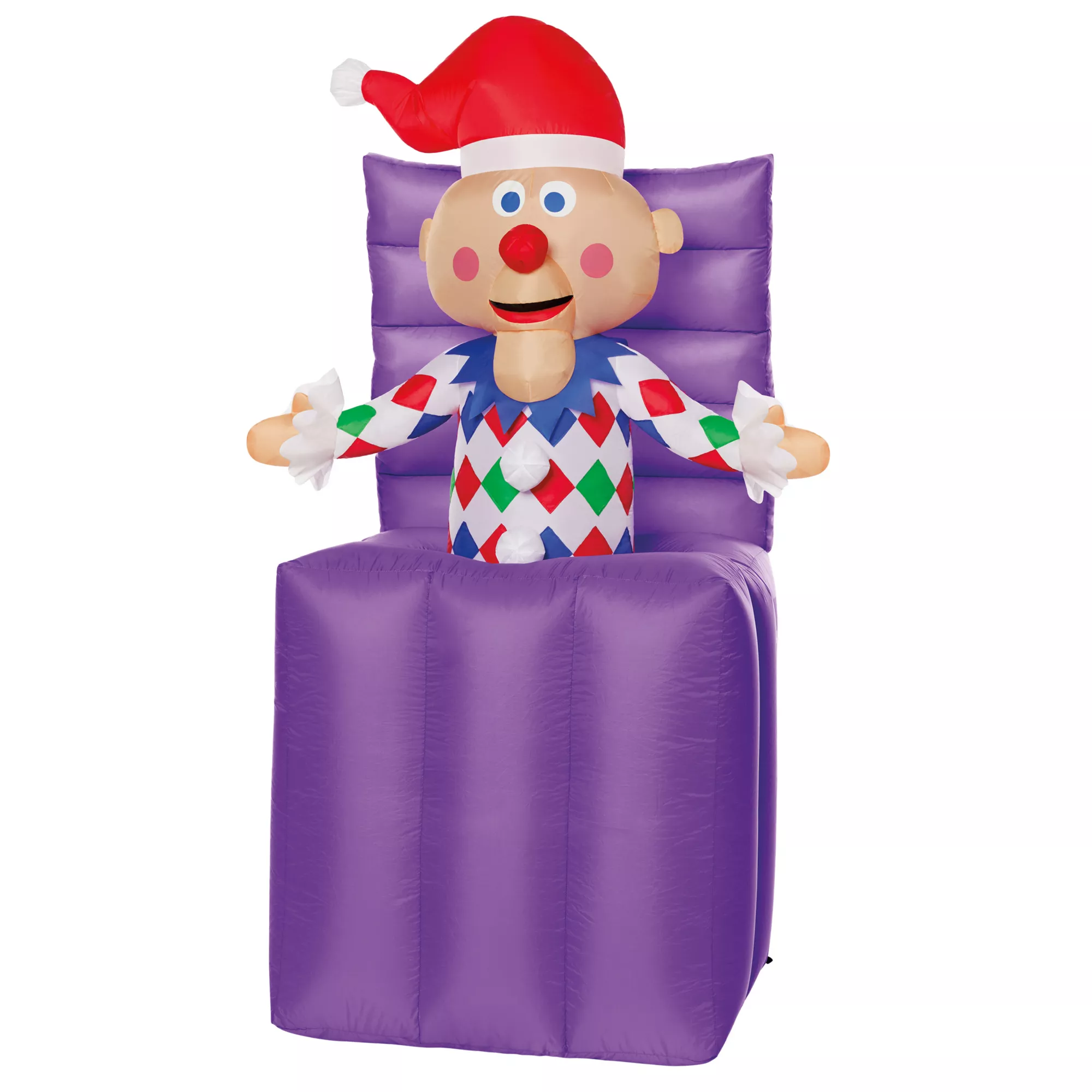 4 Ft 11 In Light-Up Charlie-in-the-Box Animated Inflatable Decoration - Rudolph the Red-Nosed Reindeer at Spirit Halloween