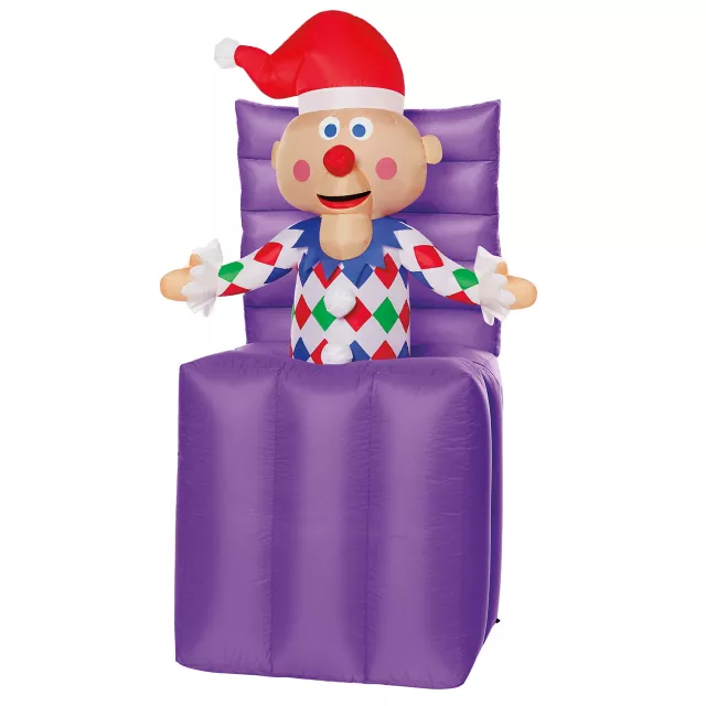 4 Ft 11 In Light-Up Charlie-in-the-Box Animated Inflatable Decoration - Rudolph the Red-Nosed Reindeer at Spirit Halloween