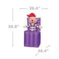 4 Ft 11 In Light-Up Charlie-in-the-Box Animated Inflatable Decoration - Rudolph the Red-Nosed Reindeer at Spirit Halloween