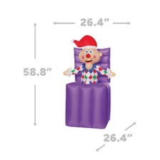 4 Ft 11 In Light-Up Charlie-in-the-Box Animated Inflatable Decoration - Rudolph the Red-Nosed Reindeer at Spirit Halloween