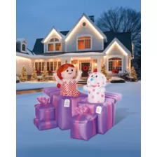 4 Ft 2 In Light-Up Misfit Doll & Misfit Elephant Animated Inflatable Decoration - Rudolph the Red-Nosed Reindeer at Spirit Halloween