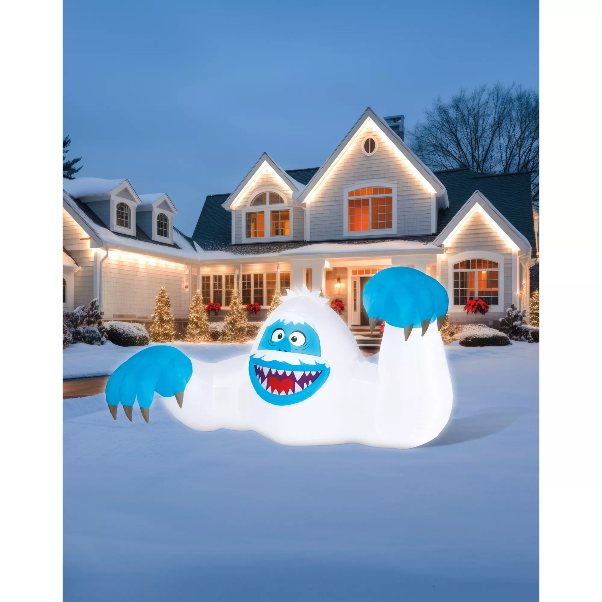 15 Ft Light-Up Bumble Inflatable Decoration - Rudolph the Red-Nosed Reindeer at Spirit Halloween