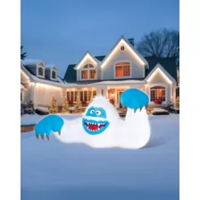 15 Ft Light-Up Bumble Inflatable Decoration - Rudolph the Red-Nosed Reindeer at Spirit Halloween