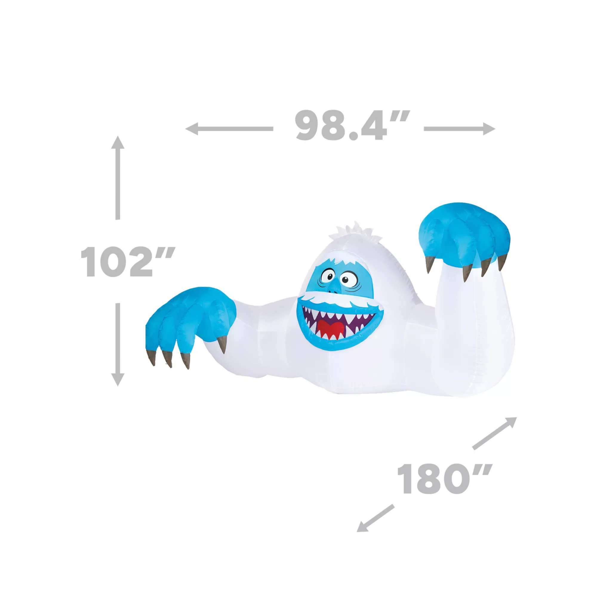 15 Ft Light-Up Bumble Inflatable Decoration - Rudolph the Red-Nosed Reindeer at Spirit Halloween