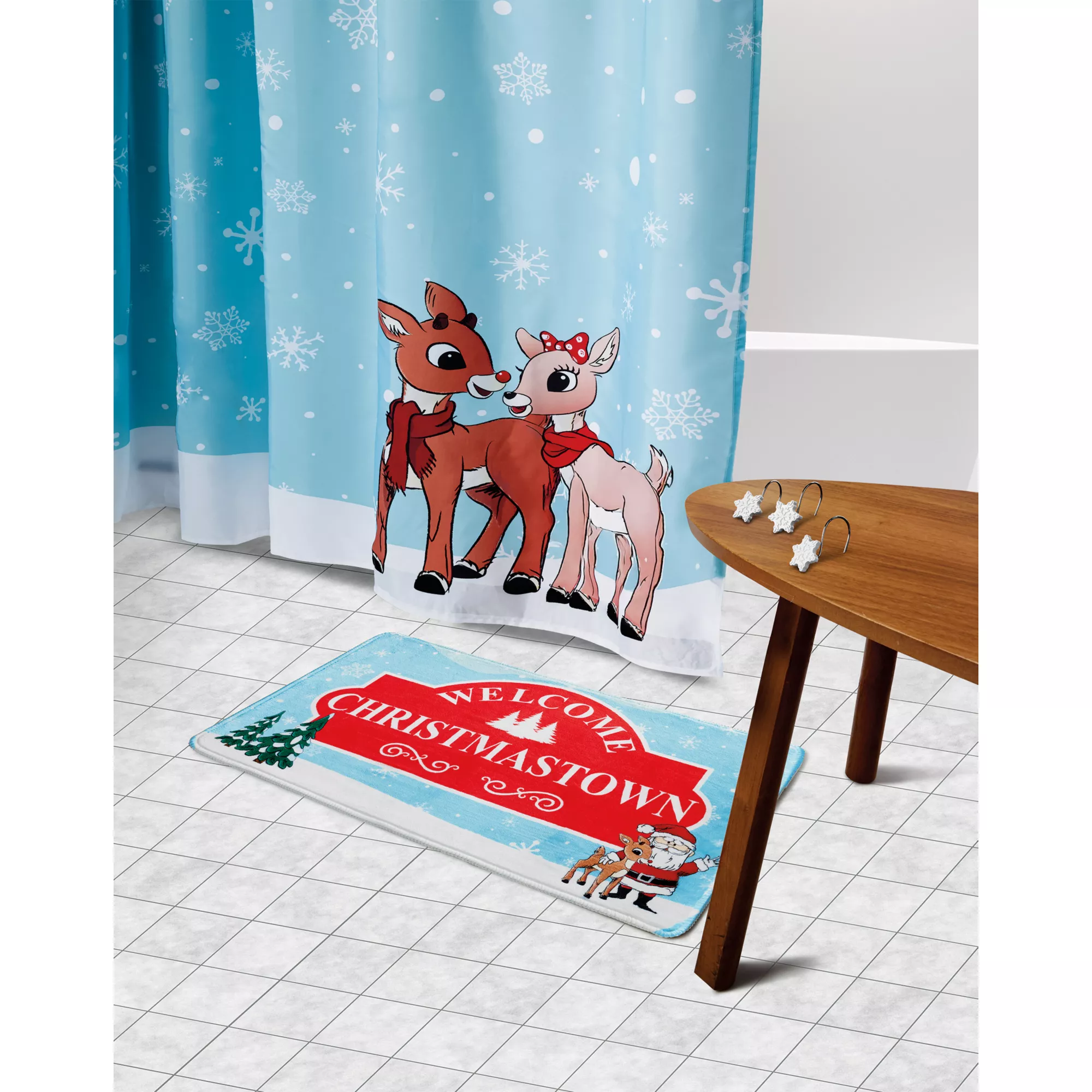 Rudolph the Red-Nosed Reindeer Bath Set at Spirit Halloween