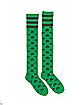 Clover St. Patrick's Day Thigh High Socks