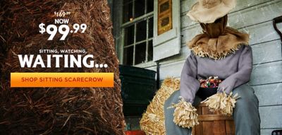 Sitting Scarecrow